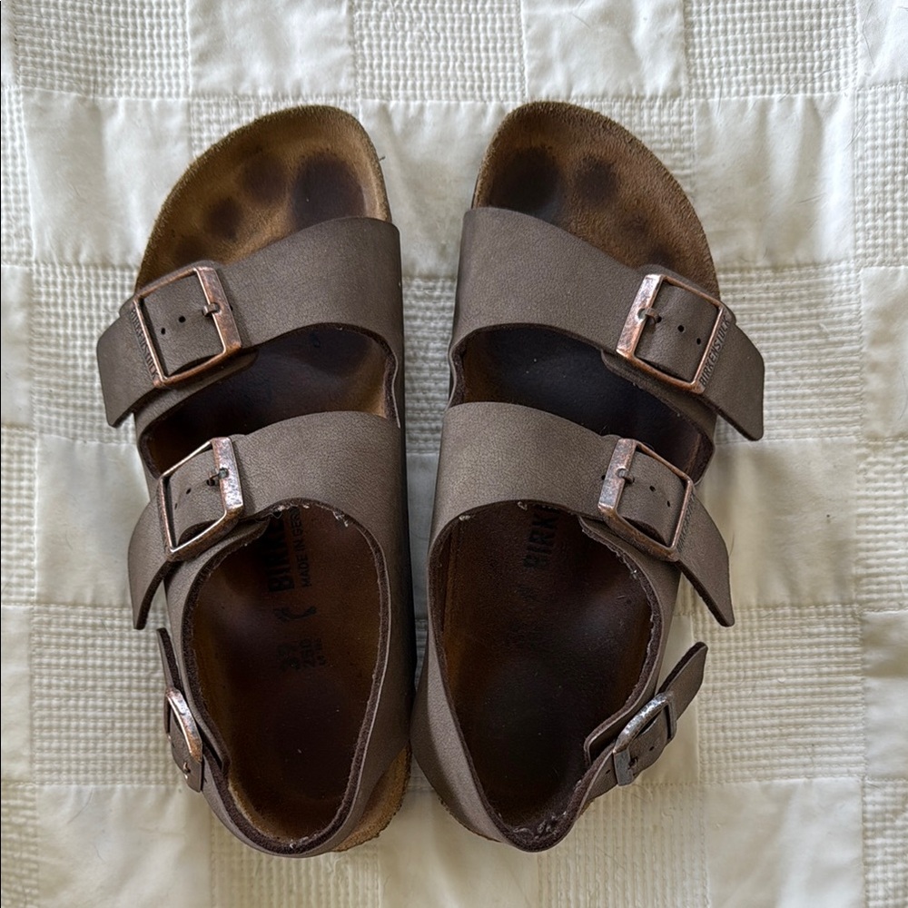 Birkenstock Mocha Double Strap Sandals